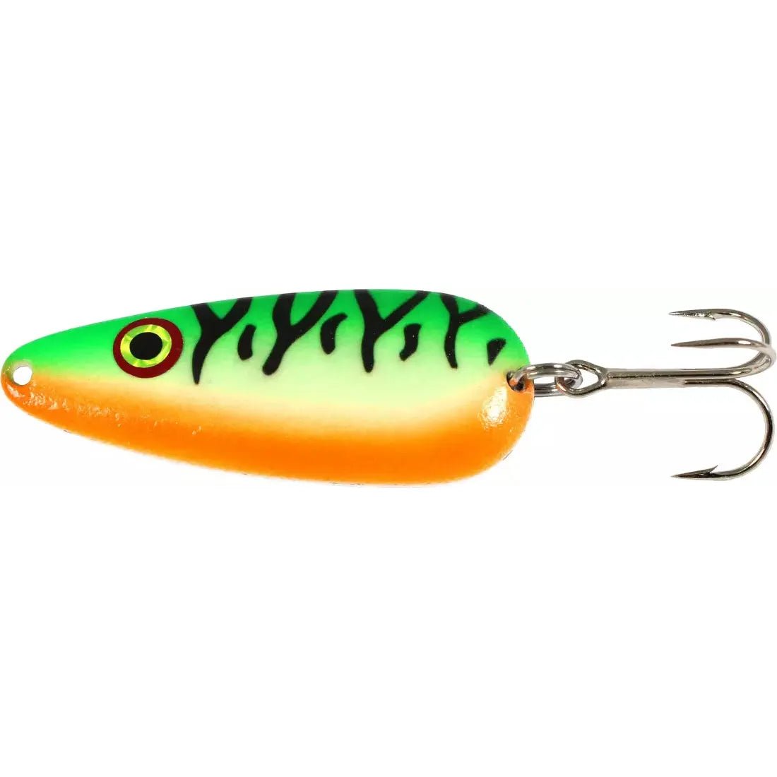 Fishing leaders for weed beds-Moonshine Mainliner Casting Spoon 1/3 Oz  Metallic Wild Perch