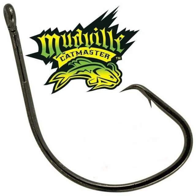 Fish hooks and rigs for fishing with low-drag rigs-fish hooks and rigs for salmon trolling -Fish Hooks & Rigs communities-Mudville Catmaster Straight Eye Circle Hook