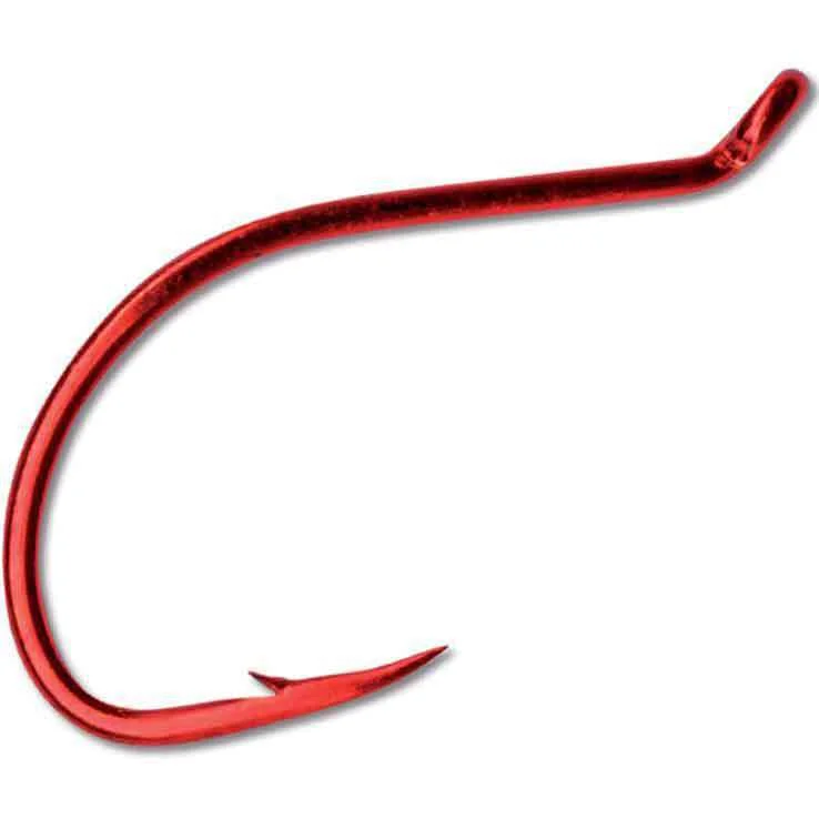 Fish hooks and rigs for fishing with flexible rigs-fish hooks and rigs for fishing with live bait -Fish Hooks & Rigs weather tips-Mustad 92553NP Ultrapoint Octopus Beak Bait Hooks 2/0 Red 6 Pack