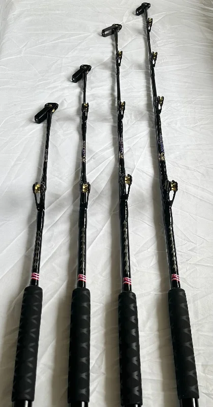 Fishing Rods for remote swamps-Fishing Rods with High Control Reels-Fishing Rods for redhead fairy wrasse-80 class Rods Hawaiian Blackout Stubbie Rods