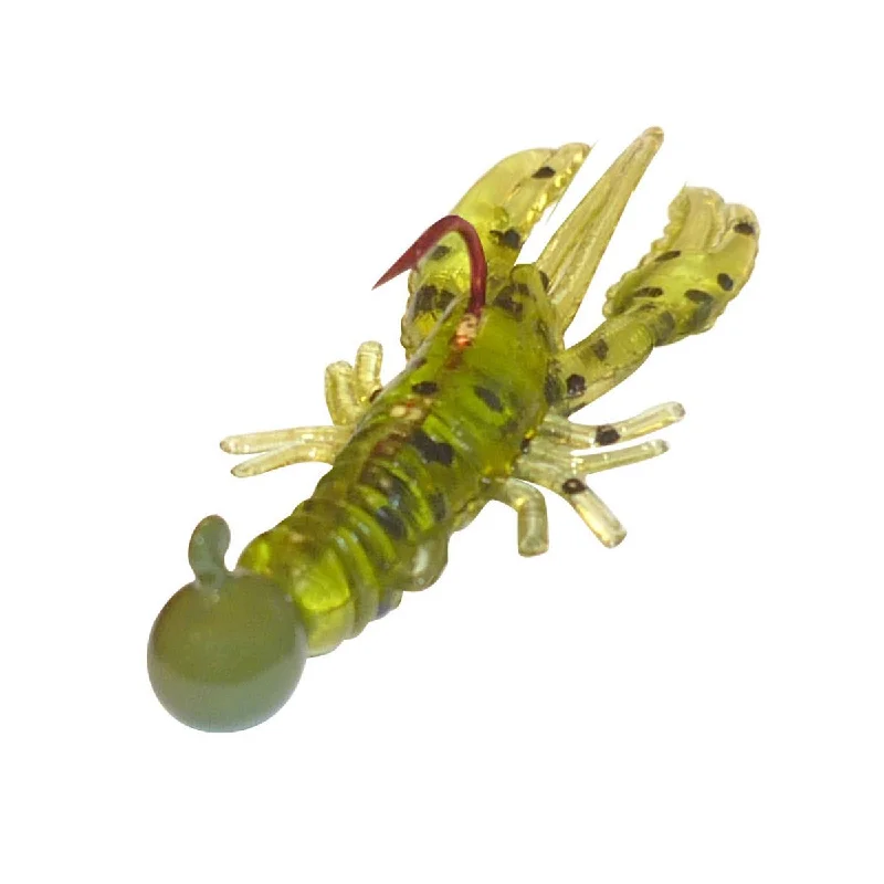 Fishing lures for shad imitation-Fishing Lures for kids’ fishing-Northland Tackle Impulse Rigged Mini Crawfish 1.5" 1/16 Oz Qty 4