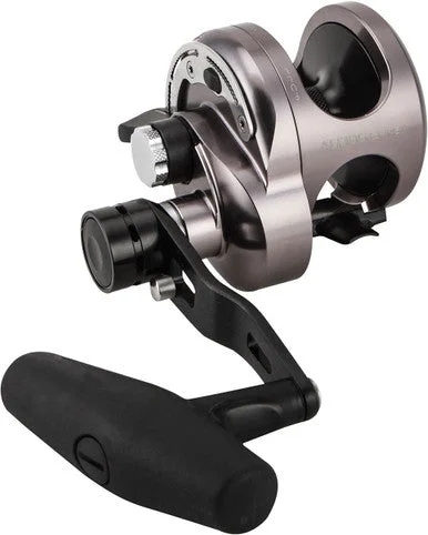 Fishing reels with ergonomic grip-Fishing reels with sturdy frame-Okuma Alijos 16-size 2-Speed Lever Drag Reel