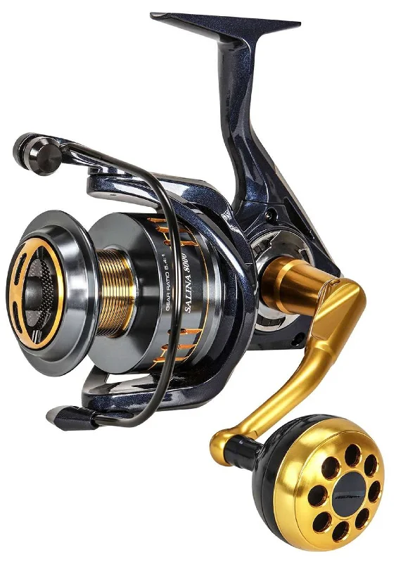 Fishing reels with silent retrieve-Best fishing reels for salmon fishing-Okuma SA-4000HA Salina Spinning Reel