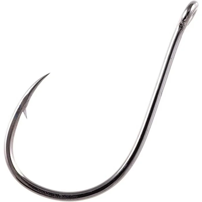 Fish hooks and rigs for fishing with catch-all tackle rigs-fish hooks and rigs for catching striped bass -Fish Hooks & Rigs alternatives-Owner Mosquito Forged Bass Hook Black Chrome