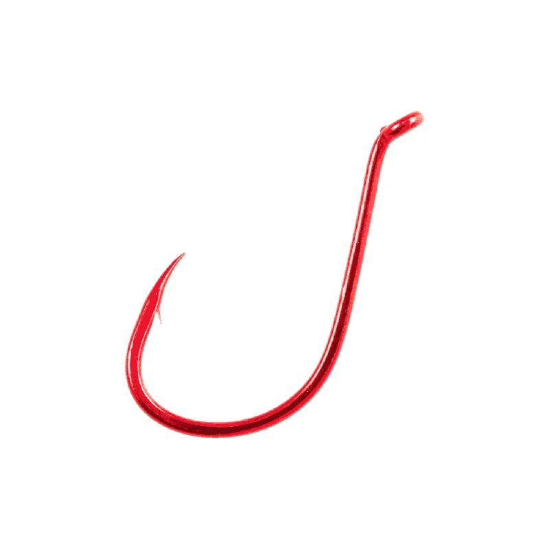 Fish hooks and rigs for fishing with spring-loaded rigs-fish hooks and rigs with snelled line -Fish Hooks & Rigs hook combos-Owner SSW Super Needle Point Hooks Size 3/0 Qty 5 Red