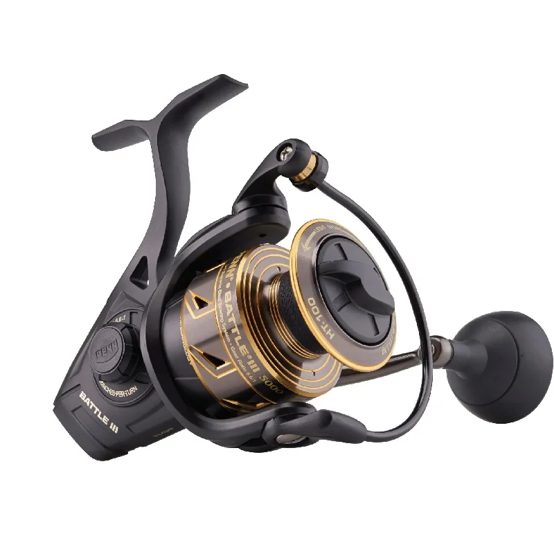 Fishing reels with smooth casting-Top fishing reels for river fishing-Penn Battle III BTLIII5000 Spinning Reel