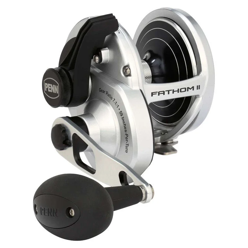 Fishing reels spare parts-Best fishing reels for catfish fishing-Penn Fathom II Lever Drag Reel FTHII40NLDHS