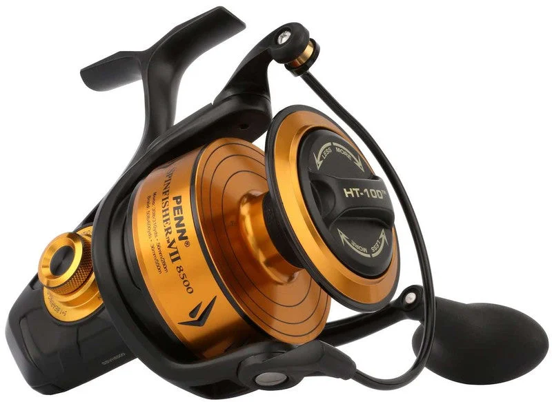 Fishing reels for shore fishing-Compact fishing reels with power-Penn Spinfisher VII Spinning Reel SSVII4500