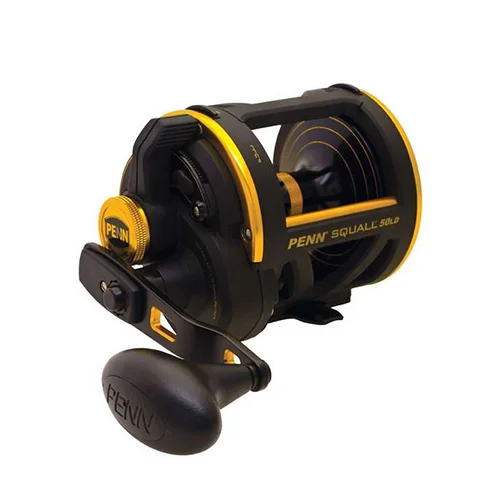 Fishing reels for urban fishing-Fishing reels with high speed retrieve-Penn SQL50LD Squall Lever Drag Conventional Reel