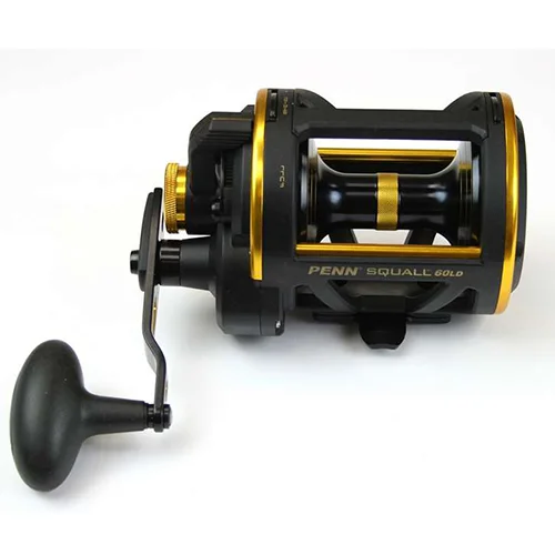 Fishing reels with line management-Essential fishing reels for lakes-Penn SQL60LD Squall Lever Drag Conventional Reel