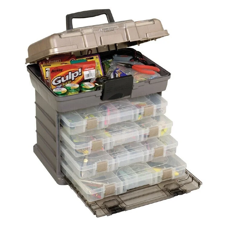 Fishing Net for Budget Shoppers-Fishing tackle boxes for salmon fishing-Plano 1374 4-By Rack System