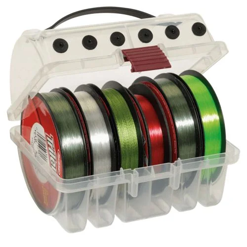 Fishing Net for Skill Building-Fishing tackle boxes for fly fishing outings-PLANO PROLATCH LINE SPOOL BOX