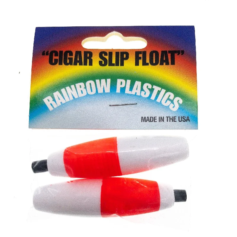 Fishing float & bobbers with tough design-Rainbow Plastics Cigar Slip Floats QTY 2