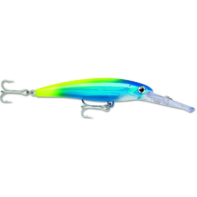 Fishing float & bobbers with quick setup-Rapala X-Rap Magnum 30 Floating-Deep Diving, 6-1/4" Yellow Fusillier UV