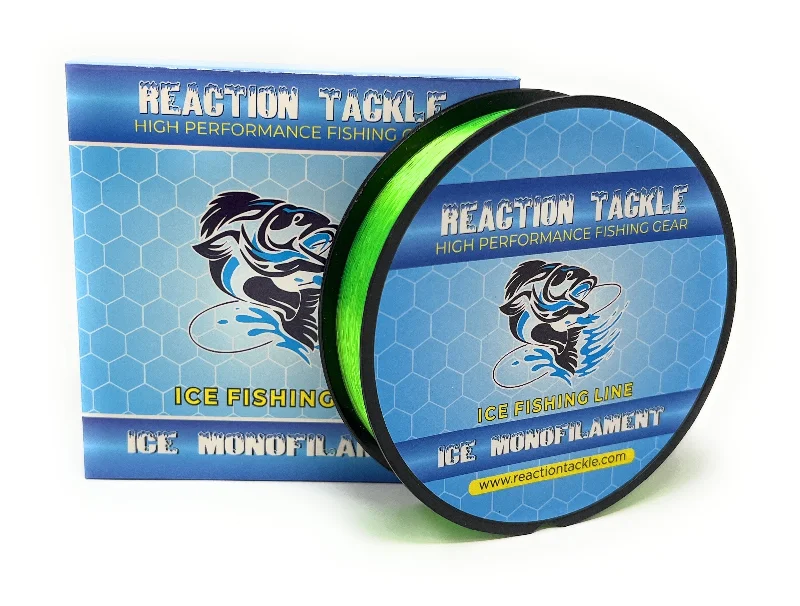 Fishing lines for light baits-Reaction Tackle ICE Monofilament Fishing Line- Various Sizes and Colors