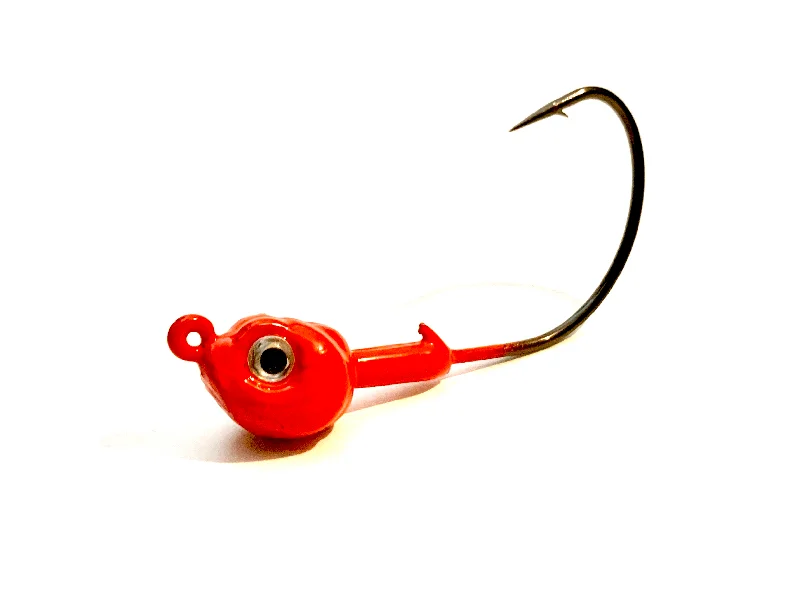 Fish hooks and rigs for fishing with versatile setups-fish hooks and rigs for larger fish species -Fish Hooks & Rigs updates-Red Kahle Hook Live Bait Jig Heads 3pk