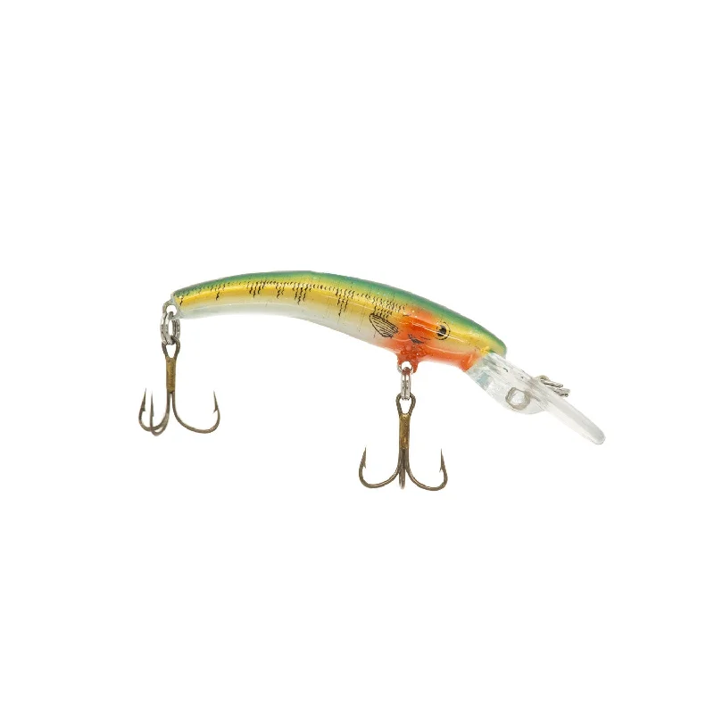 Fishing lures for resorts-Fishing Lures with sleek hooks-Reef Runner Mini Rip 2-1/4" 1/4 Oz Green Perch