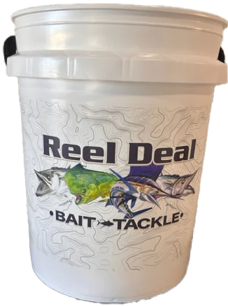 Fishing reels upgrade parts-Fishing reels with high line capacity-Reel Deal Bait And Tackle 5 Gallon Bucket