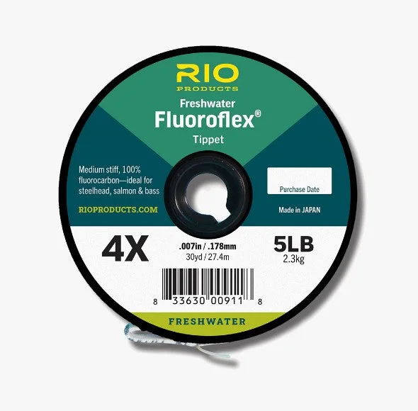 Fishing leaders for bonefish-Rio Fluroflex FW Tippet 30 Yrd