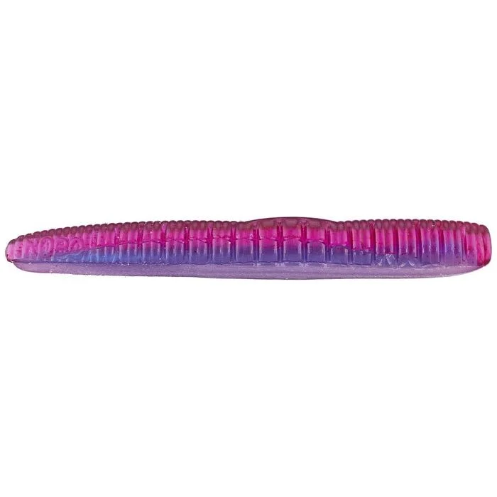 Fishing lures for sand-Fishing Lures for long casts-Roboworm Ned Worm 4-1/2" Aarons Morning Dawn Qty 6