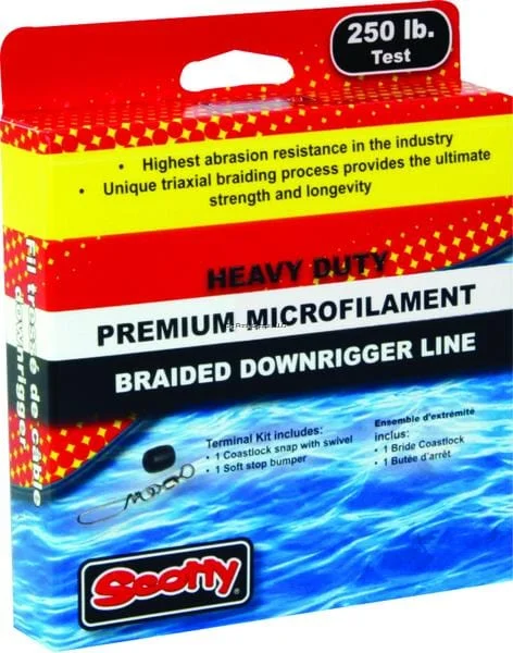 Fishing lines for coral heads-Scotty Braided Downrigger Line 250lb 300'