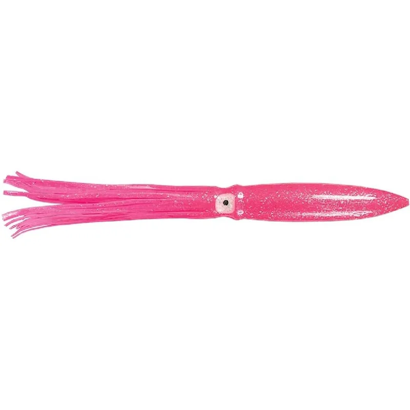 Fishing lures for licenses-Fishing Lures with small gear-Sea Striker Bulbhead Squid Skirt 9" Pink Qty 3