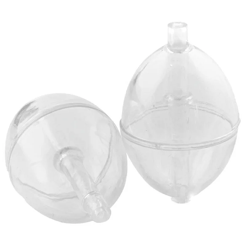 Fishing float & bobbers for reef casting-South Bend Slip Cast Spin Float 2-1/2" 12pk Clear