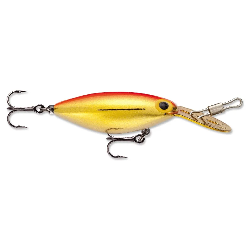 Fishing lures for flipping-Fishing Lures with shiny trims-Storm Original Hot 'N Tot 3/16 Oz 2" Metallic Gold/Fluorescent Red Back