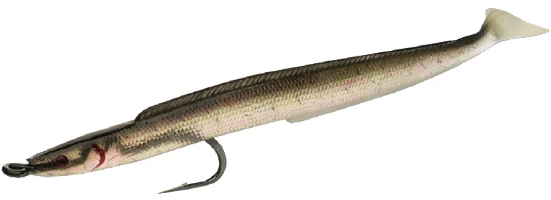 Holographic Replica Sand Eels 6" Black Back