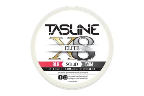 Fishing lines for crankbaits-Tasline Elite X8 Solid 150M Spool