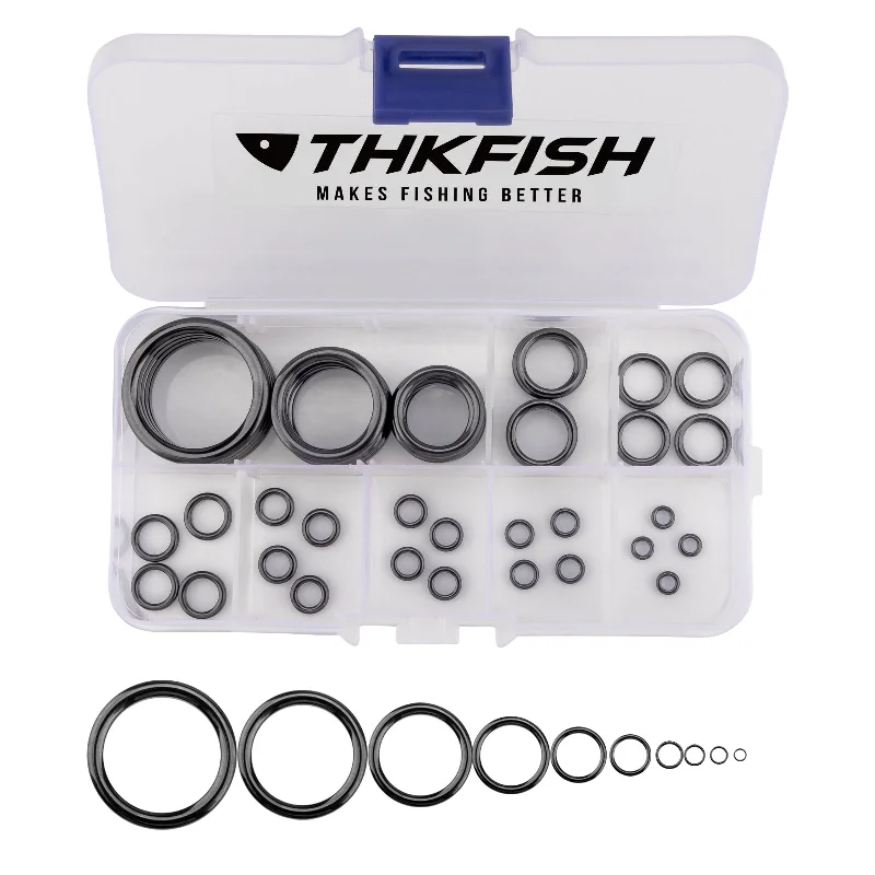 Fishing Rods for fast deltas-Fishing Rods with Quick Setup Reels-Fishing Rods for moon wrasse-THKFISH 40pcs Fishing Rod Tip Repair Kit