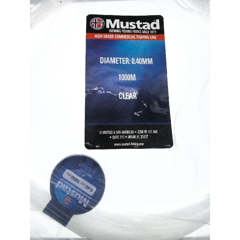 Fishing leaders for bluegill-Mustad Thor High Grade Commercial Monofilament 1000 Meters Clear