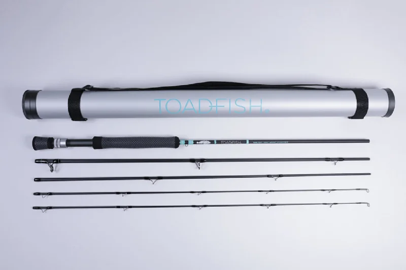 Fishing Rods with lightweight tips-Fishing Rods for Low Resilience-Fishing Rods for white marlin-Toadfish Fly Rod with Tube - 9'