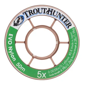 Fishing lines for clear water-Trout Hunter Evo Nylon Tippet 50m