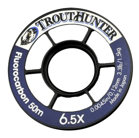 Fishing lines for low stretch-Trout Hunter Fluorocarbon Tippet 50m