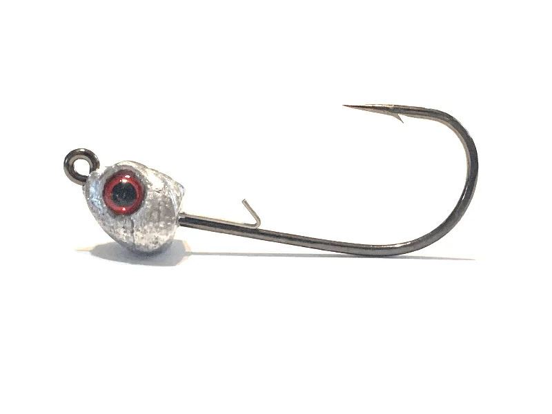 Fish hooks and rigs for fishing with drift rigs-fish hooks and rigs with snap-on rigging -Fish Hooks & Rigs customer support-Unfinished J-Slammer Saltwater Jig Heads 3pk