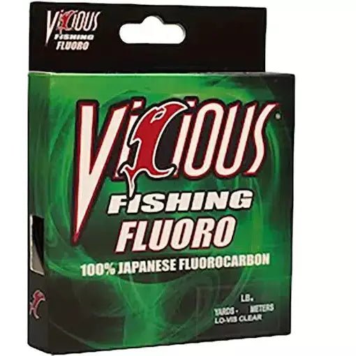 Fishing lines for strong currents-Vicious Fishing 100% Fluorocarbon 200 Yards Clear