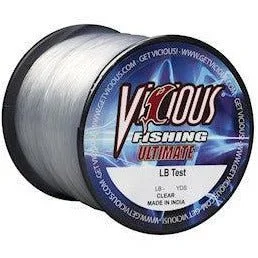 Fishing leaders for tarpon-Vicious Fishing Ultimate Mono 1/4 Lb Spool Clear