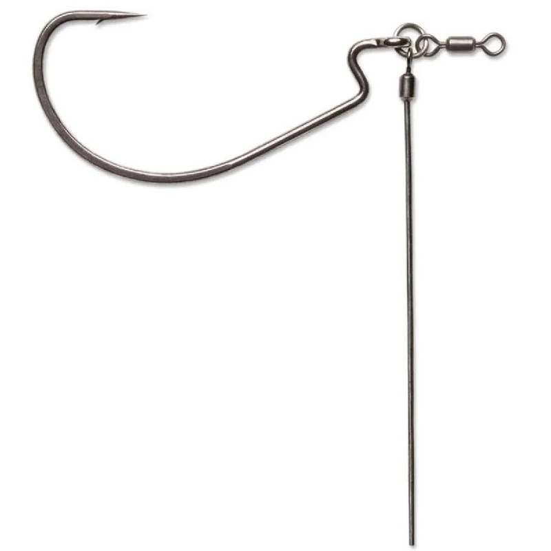 Fish hooks and rigs for fishing with perfect rig setups-fish hooks and rigs for catching mahi mahi -Fish Hooks & Rigs rig specials-VMC Tokyo Rig HD Wide Gap Hooks Black Nickle Qty 2