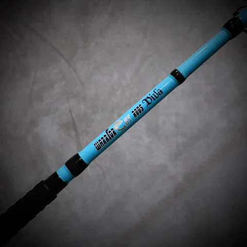 Fishing Rods with strong tips-Fishing Rods for Slow Action Reels-Fishing Rods for razor wrasse-Warrior Cat Rods DIVA Casting Rod - 7'3"