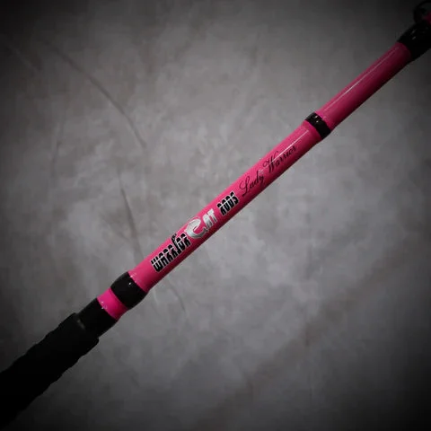 Fishing Rods with long tips-Fishing Rods for Low Power Tips-Fishing Rods for humphead wrasse-Warrior Cat Rods Lady Warrior Casting Rod - 7'3"