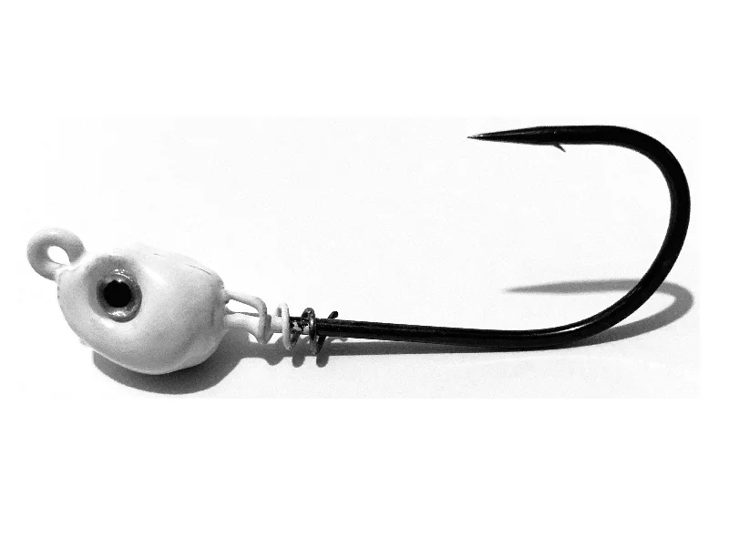 Fish hooks and rigs for fishing with premium materials rigs-fish hooks and rigs for beginner anglers -Fish Hooks & Rigs rig reviews-White Inshore Slammer Saltwater Jig Heads 3pk