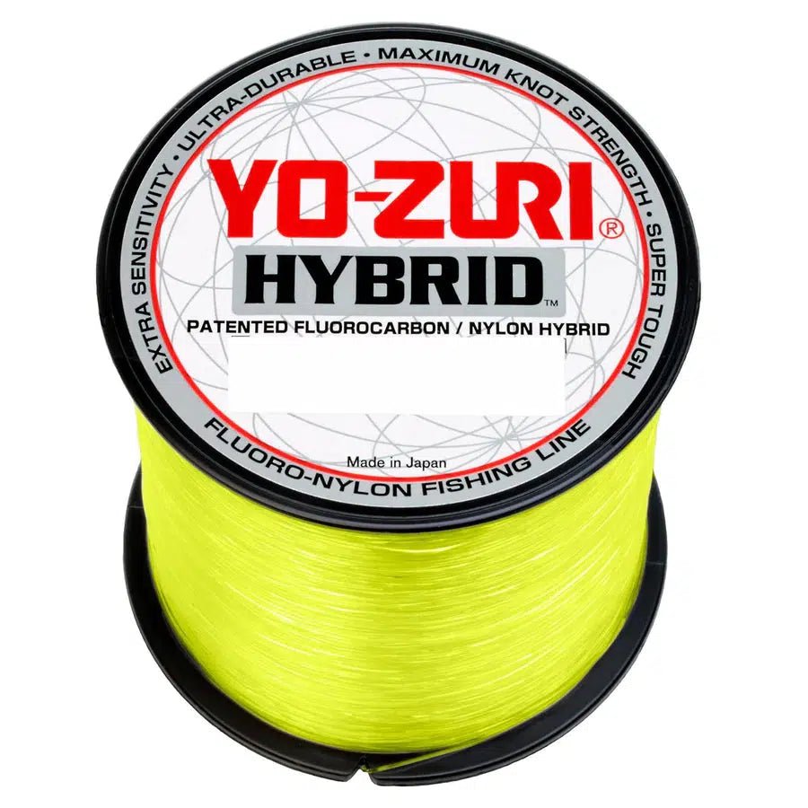 Fishing lines for murky water-Yo-Zuri Hybrid Hi-Vis Yellow 1 Pound Spool