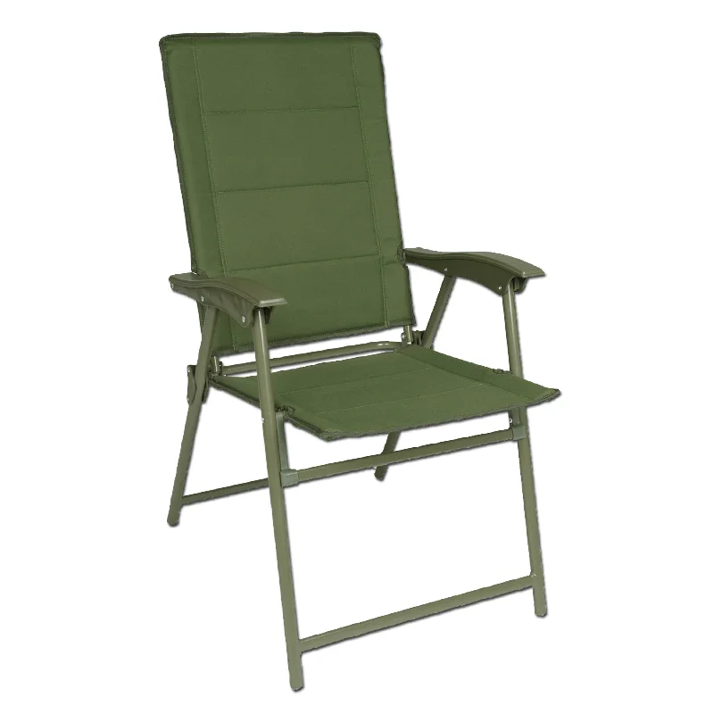 Fishing Chairs for rental use-Army Folding Chair with Armrest