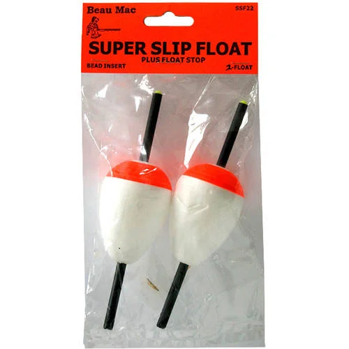 Fishing float & bobbers strong plastic frame-Beau Mac Super Slip Foam Floats