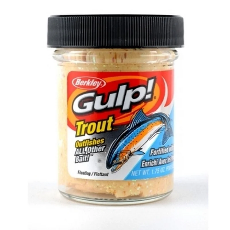 Fishing float & bobbers with waterproof frame-Berkley Tub of Berkley Gulp! Chunky Cheese Floating Trout Bait Dough