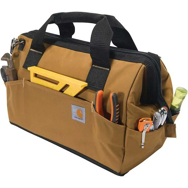 Fishing bags with sturdy straps-Carhartt - 16" 17 Pocket Midweight Tool Bag