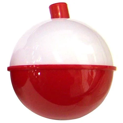 Fishing float & bobbers for beach casting-SnapOn Round Float RedWhite 134