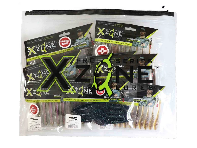 Fishing bags with reinforced pockets material design-X Zone Pro Series Bait Bag 16" x 13"