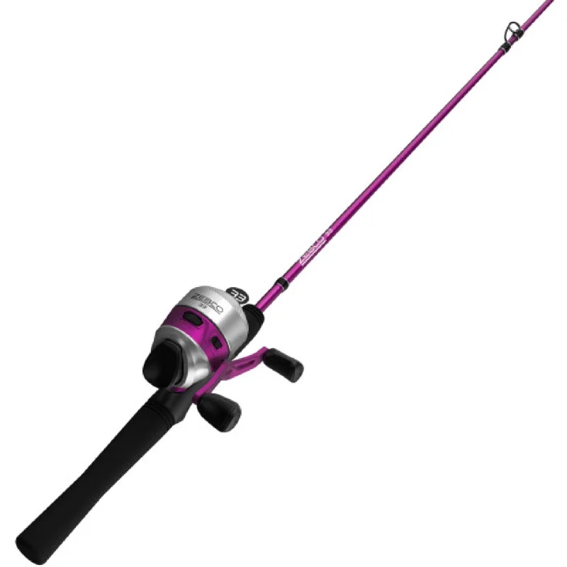 Fishing Rods with easy tips-Fishing Rods for Slow Action Tips-Fishing Rods for canal fairy wrasse-Zebco 33 Ladies Spincast Combo